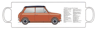 Innocenti Mini Cooper 1300 1973-75 Mug 2